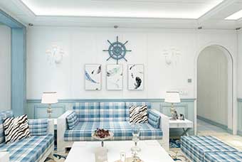 惠州地中海风格-客厅