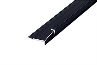 惠州航空纤维墙咔铝合金阳角线（哑黑氧化）