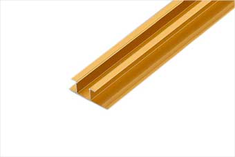 惠州航空纤维墙咔铝合金带灯中条(钛金氧化)