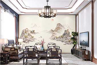 惠州森佰汇航空纤维墙咔（巴山蜀水）