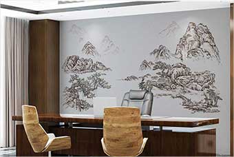 惠州森佰汇航空纤维墙咔(山水之间)